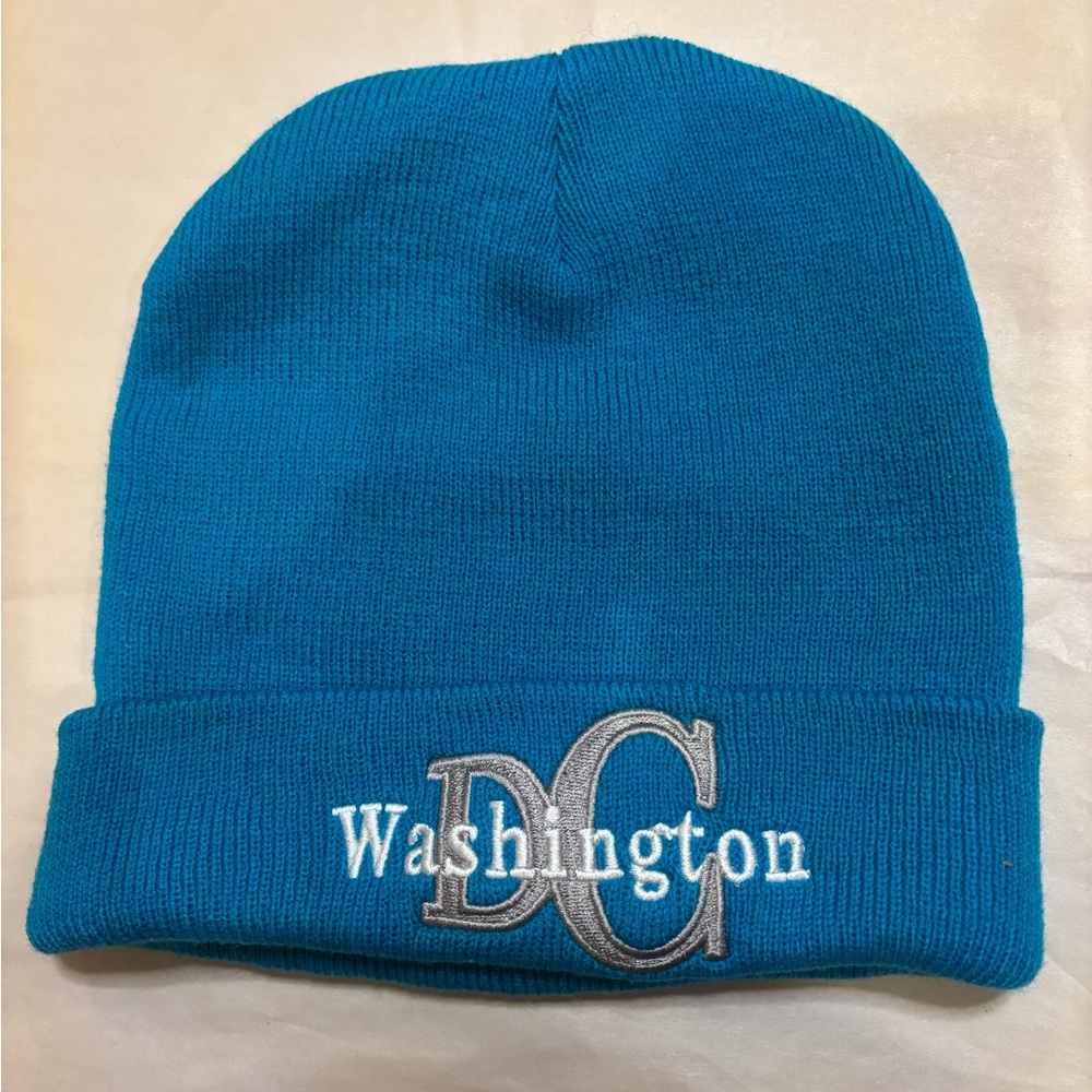 Blue Washington DC Kids Beanie. NWOT.